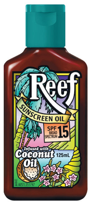 Woolworths Reef tanning oil coconut spf15 125ml offer