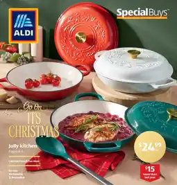 ALDI Cast Iron French Pan offer