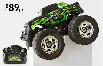Remote control scale monster truck