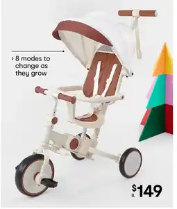 Kmart Canopy trike ages offer