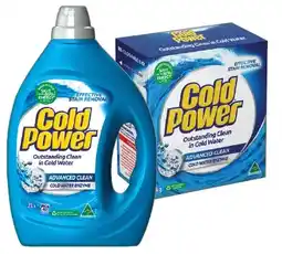 IGA Cold Power Laundry Powder 2kg or Liquid 2 Litre Selected Varieties offer