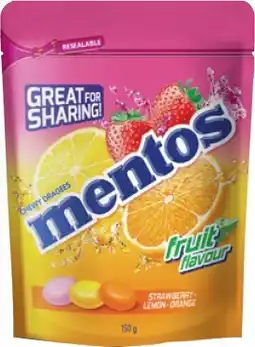 IGA Mentos Share Bag 150g Selected Varieties offer