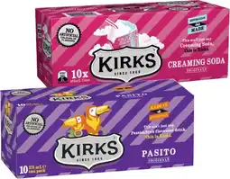 IGA Kirks 10x375mL Selected Varieties offer