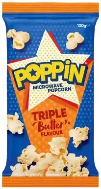 IGA Poppin Microwave Popcorn 85‑100g or Captain’s Table Water Crackers 125g Selected Varieties offer