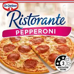 IGA Dr. Oetker Ristorante Pizza 310‑390g Selected Varieties offer