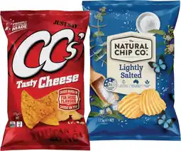 IGA The Natural Chip Co. or CC’s Corn Chips 175g Selected Varieties offer