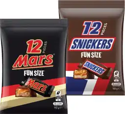 IGA Mars, Snickers or M&M’s Fun Size Pack 132‑192g Selected Varieties offer
