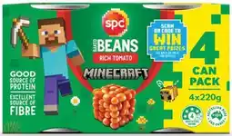 IGA SPC Baked Beans or Spaghetti 4x220g Selected Varieties offer