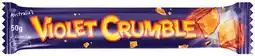IGA Violet Crumble Medium Bar 50g Selected Varieties offer