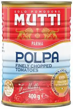 IGA Mutti Polpa Finely Chopped Tomatoes 400g offer