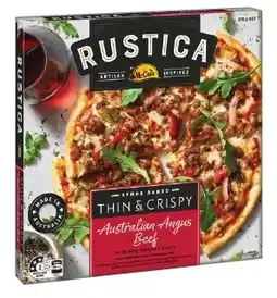 IGA Rustica by McCain Stone Baked Pizza 335-460g Selected Varieties offer