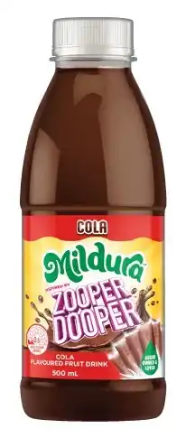 IGA Mildura Zooper Dooper Cola Flavoured Fruit Drink 500mL offer