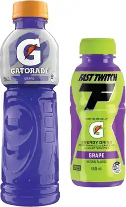 IGA Gatorade Fast Twitch 350mL or Gatorade 600mL Selected Varieties offer