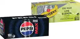 IGA Pepsi, Solo or Schweppes Infused Natural Mineral Water 10x375mL Selected Varieties offer