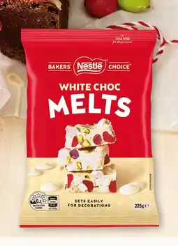 IGA Nestlé Bakers’ Choice Melts 225g Selected Varieties offer