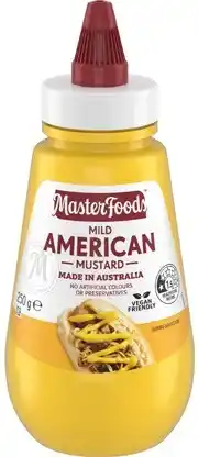 IGA MasterFoods Squeezy Mustard 250‑275g Selected Varieties offer