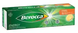 IGA Berocca Energy Effervescent Tablets 15 Pack offer