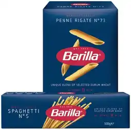 IGA Barilla Pasta 500g Selected Varieties offer