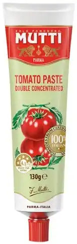 IGA Mutti Double Concentrated Tomato Paste Tube 130g offer