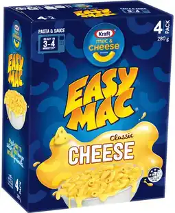 IGA Kraft Easy Mac 4 Pack Selected Varieties offer