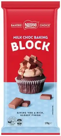 IGA Nestlé Baking Chocolate Block 170g Selected Varieties offer
