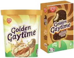 IGA Streets Golden Gaytime Ice Cream 4 Pack or Tub 1 Litre Selected Varieties offer