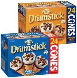 IGA Peters Drumstick or Summer Faves 24 Pack Selected Varieties offer