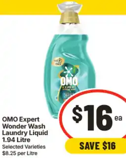 IGA OMO Expert Wonder Wash Laundry Liquid offer