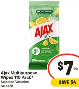 IGA Ajax Multipurpose Wipes offer