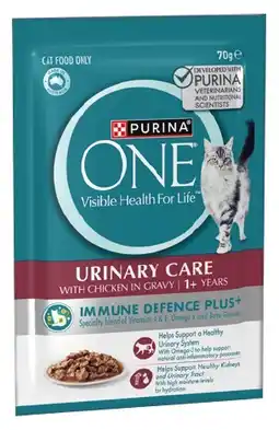 IGA Purina One Wet Cat Food 70g Selected Varieties offer