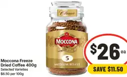 IGA Moccona Freeze Dried Coffee offer