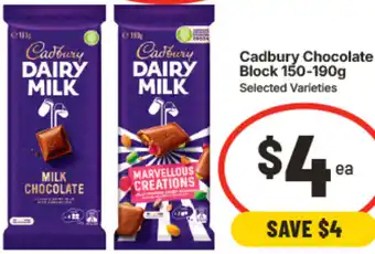 Cadbury Chocolate Block