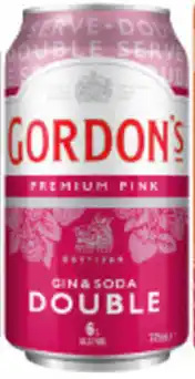 Gordon's Pink Gin Double Serve