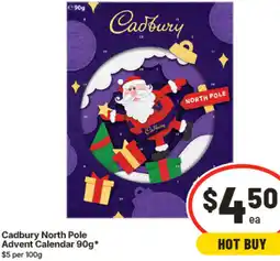 IGA Cadbury North Pole Advent Calendar offer