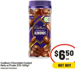 IGA Cadbury Chocolate Coated Nuts or Fruits offer
