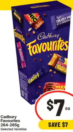 IGA Cadbury Favourites offer