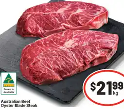IGA Australian Beef Oyster Blade Steak offer