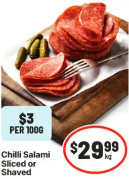 IGA Chilli Salami offer