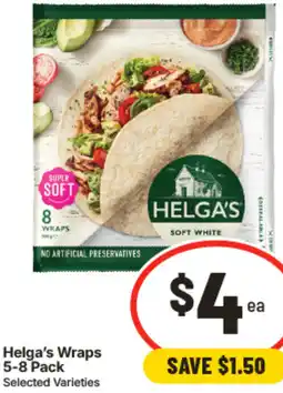 IGA Helga's Wraps offer