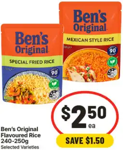 IGA Ben's Original Flavoured Rice offer