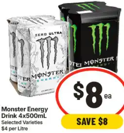 IGA Monster Energy Drink offer