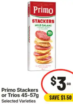 IGA Primo Stackers or Trios offer