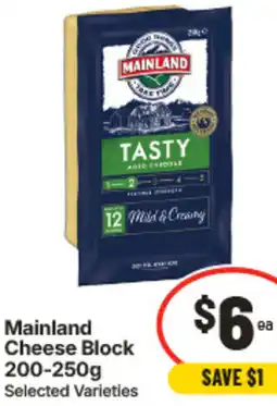 IGA Mainland Cheese Block offer