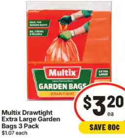 IGA Multix Drawtight Extra Large Garden Bags offer