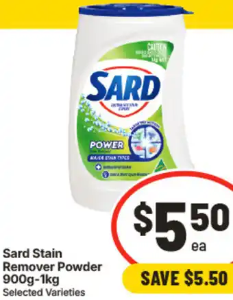Sard Stain Remover Powder