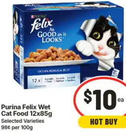 IGA Purina Felix Wet Cat Food offer