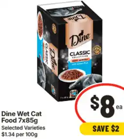 IGA Dine Wet Cat Food offer