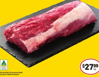 Australian Economy Beef Scotch Fillet Portions