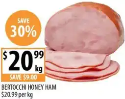 Supabarn Bertocchi honey ham offer