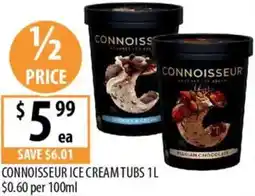 Supabarn Connoisseur ice cream tubs offer